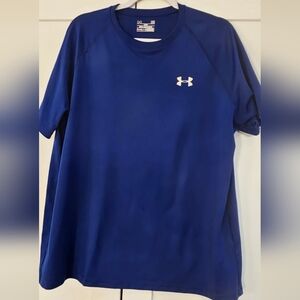 Under Armour Men's Short Sleeve Tee in Deep Blue Large